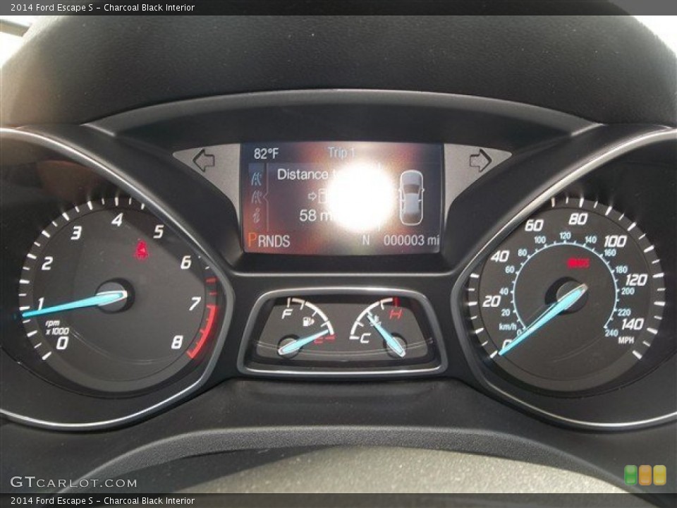 Charcoal Black Interior Gauges for the 2014 Ford Escape S #83169031