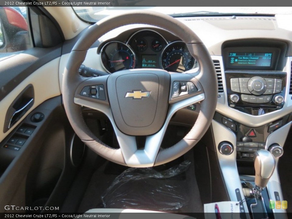 Cocoa/Light Neutral Interior Steering Wheel for the 2012 Chevrolet Cruze LTZ/RS #83169352