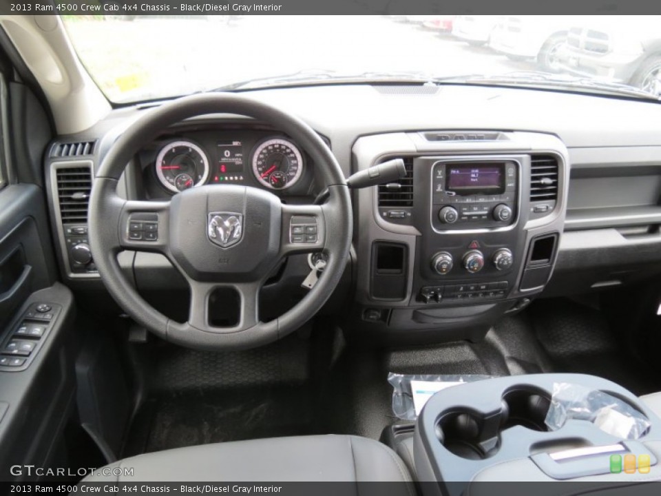 Black/Diesel Gray Interior Dashboard for the 2013 Ram 4500 Crew Cab 4x4 Chassis #83171704