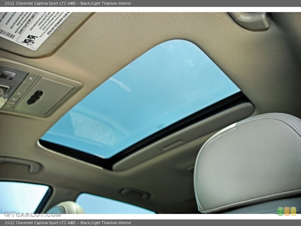 Black/Light Titanium Interior Sunroof for the 2012 Chevrolet Captiva Sport LTZ AWD #83173707