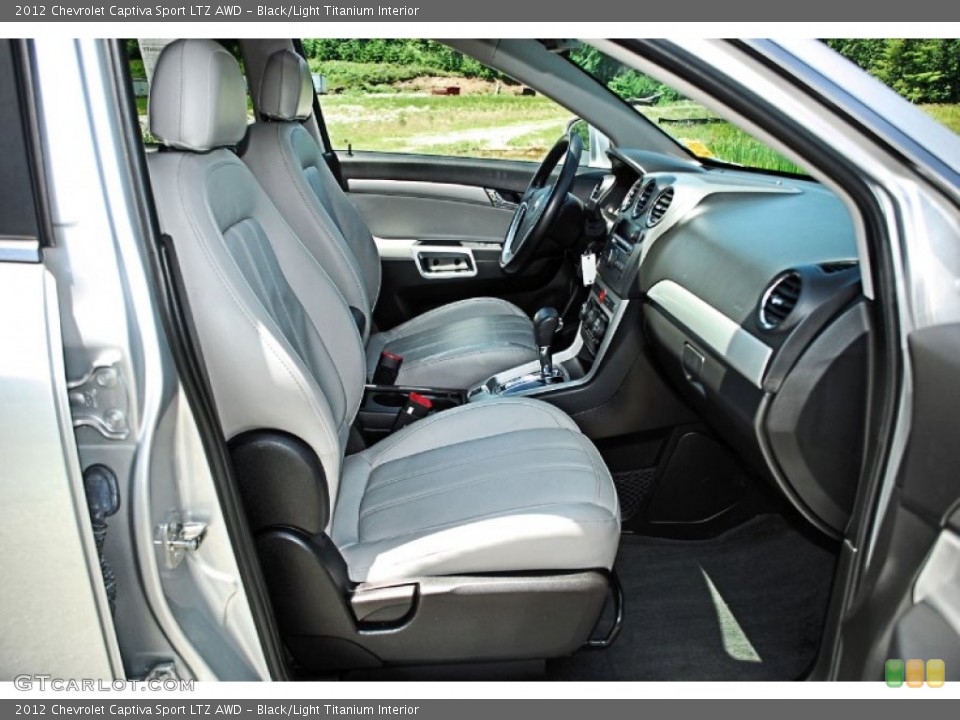 Black/Light Titanium Interior Front Seat for the 2012 Chevrolet Captiva Sport LTZ AWD #83173841
