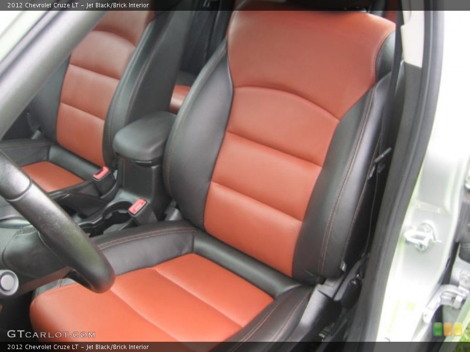 Jet Black/Brick Interior Front Seat for the 2012 Chevrolet Cruze LT #83173992