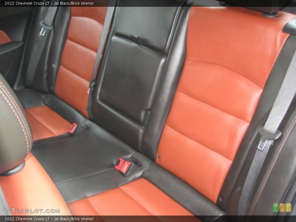 Jet Black/Brick Interior Rear Seat for the 2012 Chevrolet Cruze LT #83174093