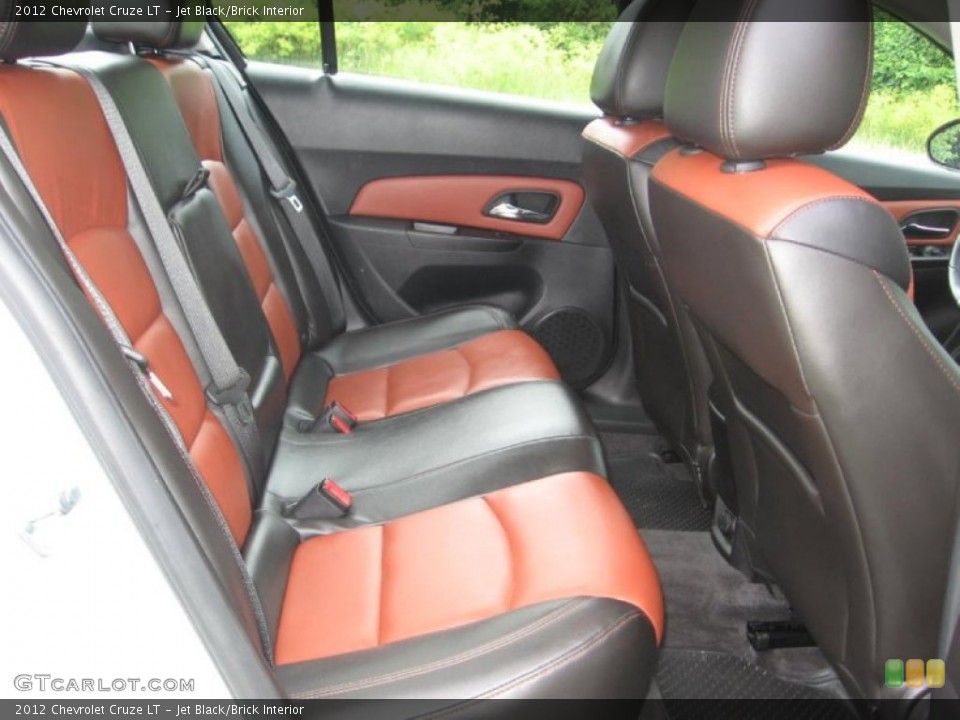 Jet Black/Brick Interior Rear Seat for the 2012 Chevrolet Cruze LT #83174109
