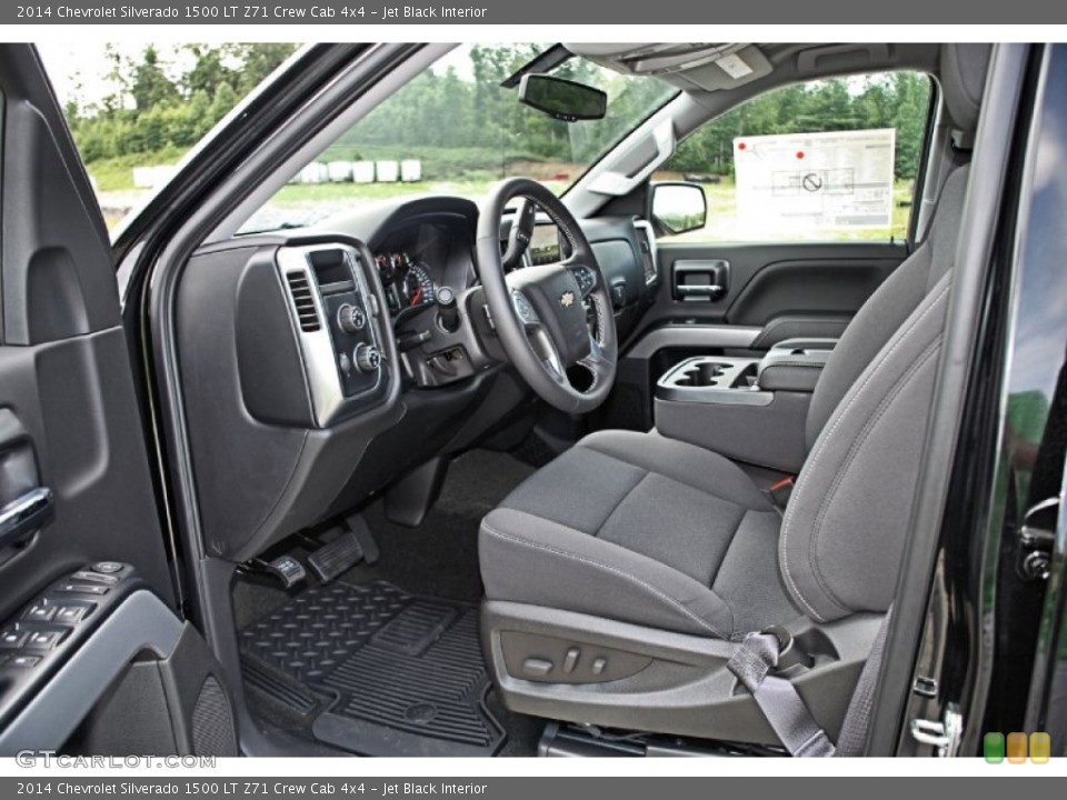 Jet Black Interior Photo for the 2014 Chevrolet Silverado 1500 LT Z71 Crew Cab 4x4 #83175075