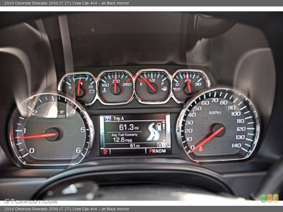 Jet Black Interior Gauges for the 2014 Chevrolet Silverado 1500 LT Z71 Crew Cab 4x4 #83175139