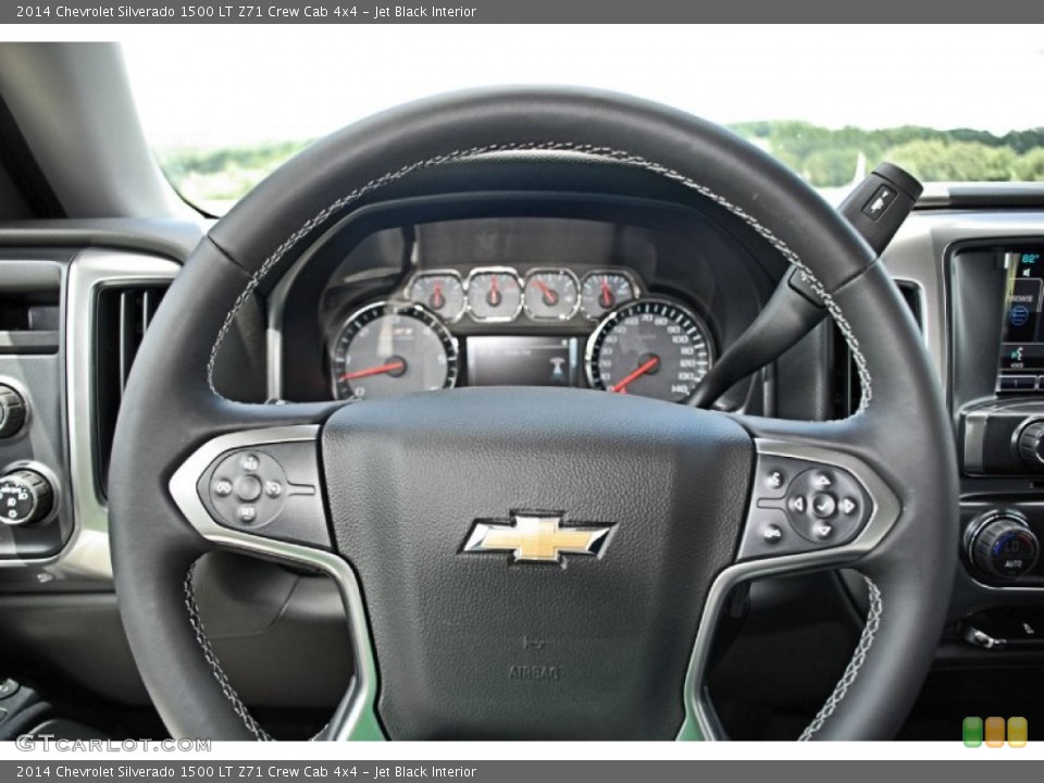 Jet Black Interior Steering Wheel for the 2014 Chevrolet Silverado 1500 LT Z71 Crew Cab 4x4 #83175170