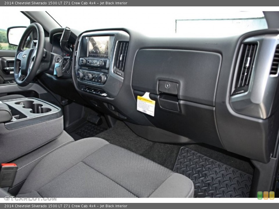 Jet Black Interior Dashboard for the 2014 Chevrolet Silverado 1500 LT Z71 Crew Cab 4x4 #83175246