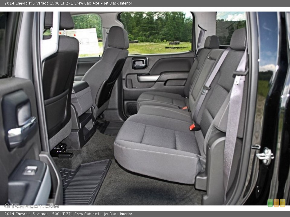 Jet Black Interior Rear Seat for the 2014 Chevrolet Silverado 1500 LT Z71 Crew Cab 4x4 #83175288