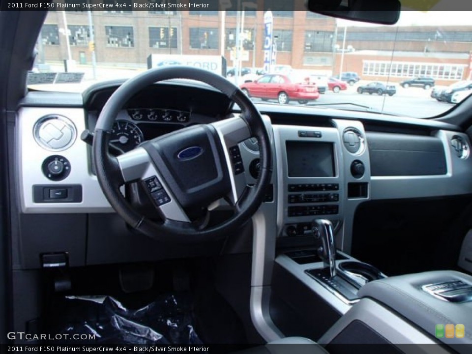 Black/Silver Smoke Interior Dashboard for the 2011 Ford F150 Platinum SuperCrew 4x4 #83175885