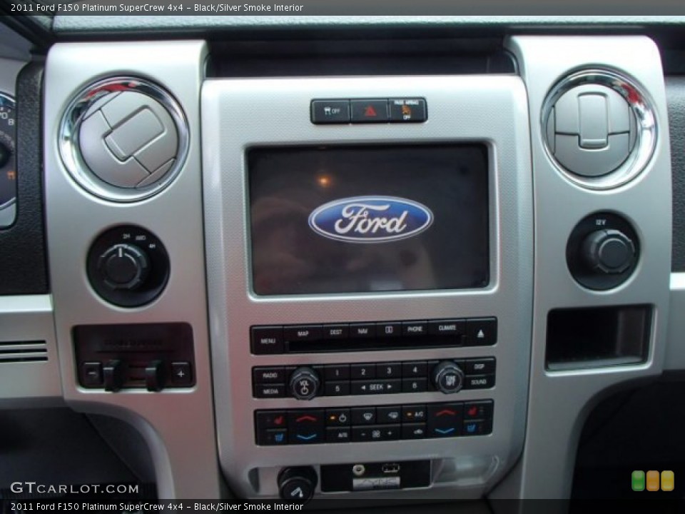 Black/Silver Smoke Interior Controls for the 2011 Ford F150 Platinum SuperCrew 4x4 #83175957