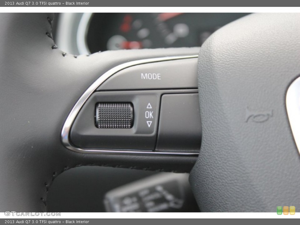 Black Interior Controls for the 2013 Audi Q7 3.0 TFSI quattro #83181681