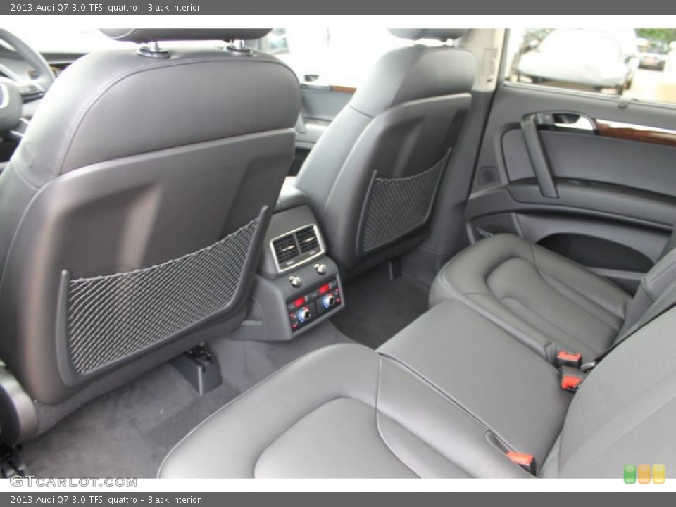 Black Interior Rear Seat for the 2013 Audi Q7 3.0 TFSI quattro #83181738