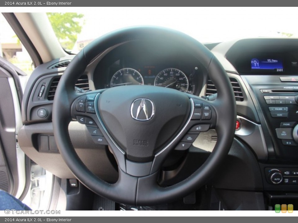 Ebony Interior Steering Wheel for the 2014 Acura ILX 2.0L #83187021