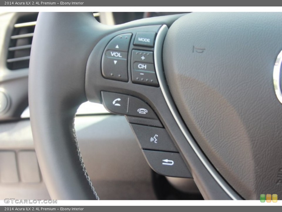 Ebony Interior Controls for the 2014 Acura ILX 2.4L Premium #83190335