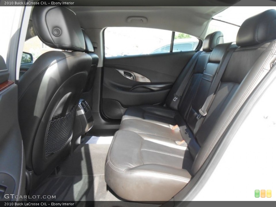 Ebony Interior Rear Seat for the 2010 Buick LaCrosse CXL #83191938