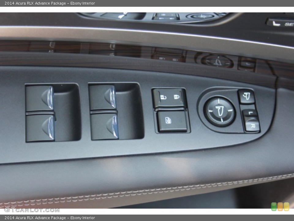 Ebony Interior Controls for the 2014 Acura RLX Advance Package #83192089