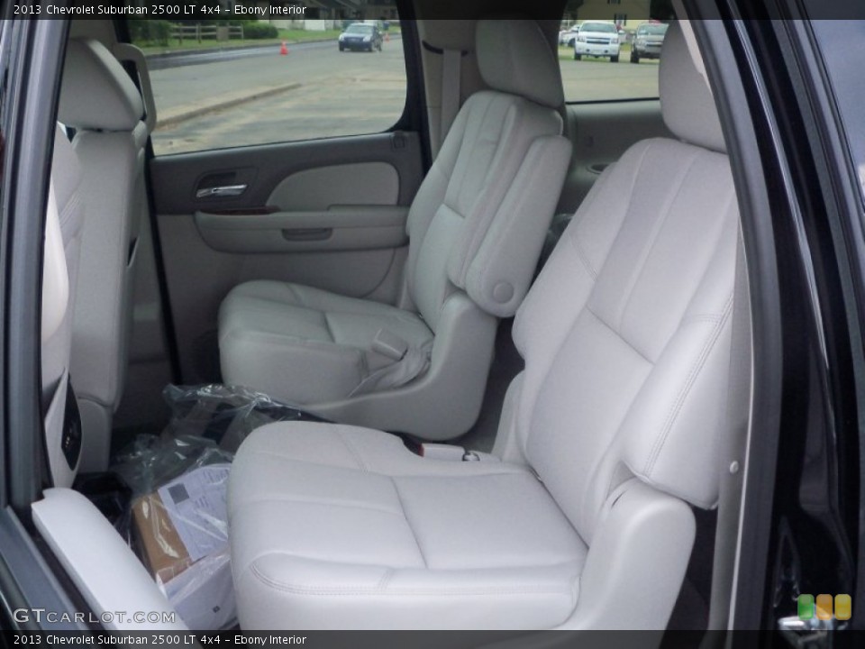 Ebony Interior Rear Seat for the 2013 Chevrolet Suburban 2500 LT 4x4 #83195259