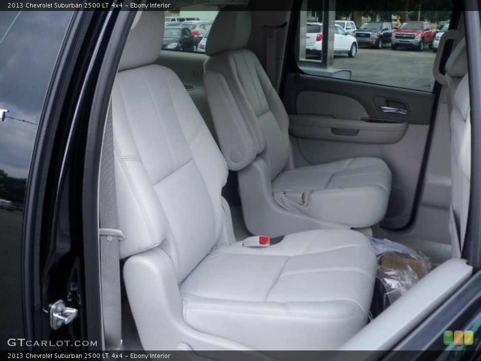 Ebony Interior Rear Seat for the 2013 Chevrolet Suburban 2500 LT 4x4 #83195299
