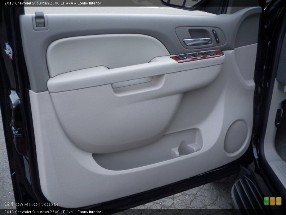 Ebony Interior Door Panel for the 2013 Chevrolet Suburban 2500 LT 4x4 #83195475