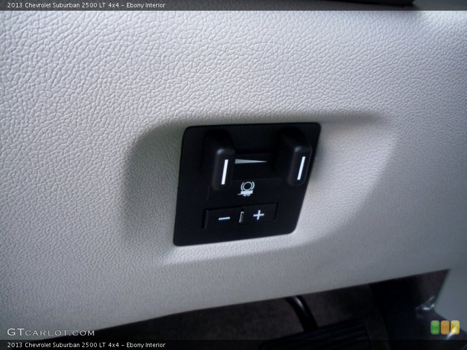 Ebony Interior Controls for the 2013 Chevrolet Suburban 2500 LT 4x4 #83195567