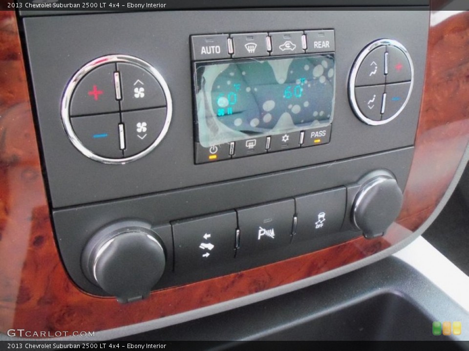 Ebony Interior Controls for the 2013 Chevrolet Suburban 2500 LT 4x4 #83195627