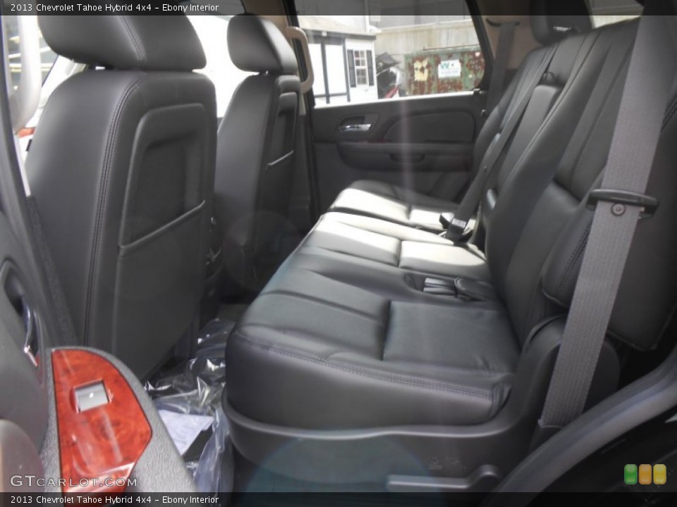 Ebony Interior Rear Seat for the 2013 Chevrolet Tahoe Hybrid 4x4 #83197212