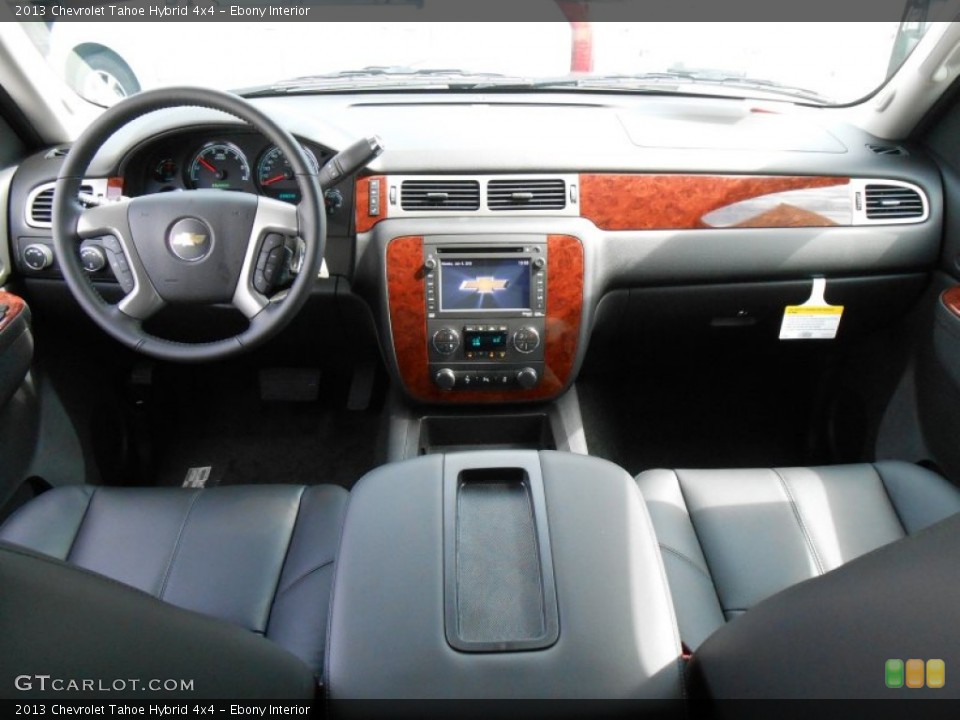 Ebony Interior Dashboard for the 2013 Chevrolet Tahoe Hybrid 4x4 #83197231