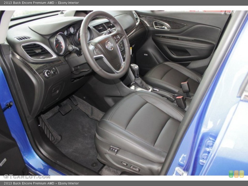 Ebony Interior Photo for the 2013 Buick Encore Premium AWD #83197254