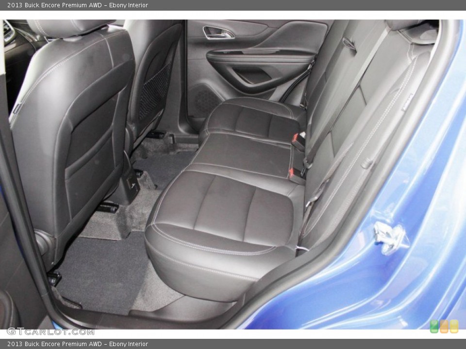 Ebony Interior Rear Seat for the 2013 Buick Encore Premium AWD #83197273