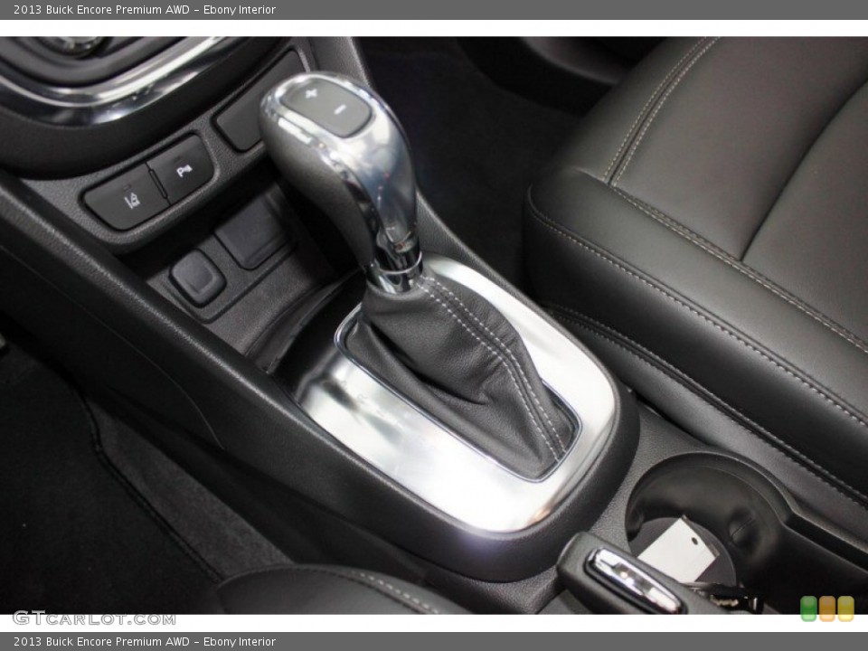 Ebony Interior Transmission for the 2013 Buick Encore Premium AWD #83197356
