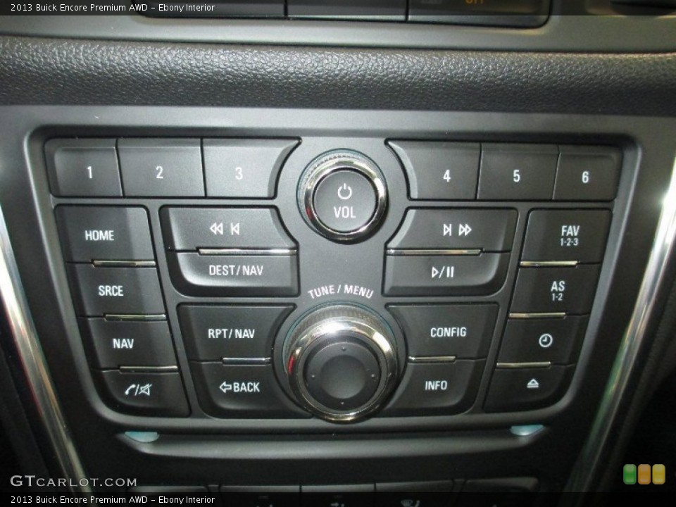 Ebony Interior Controls for the 2013 Buick Encore Premium AWD #83197371