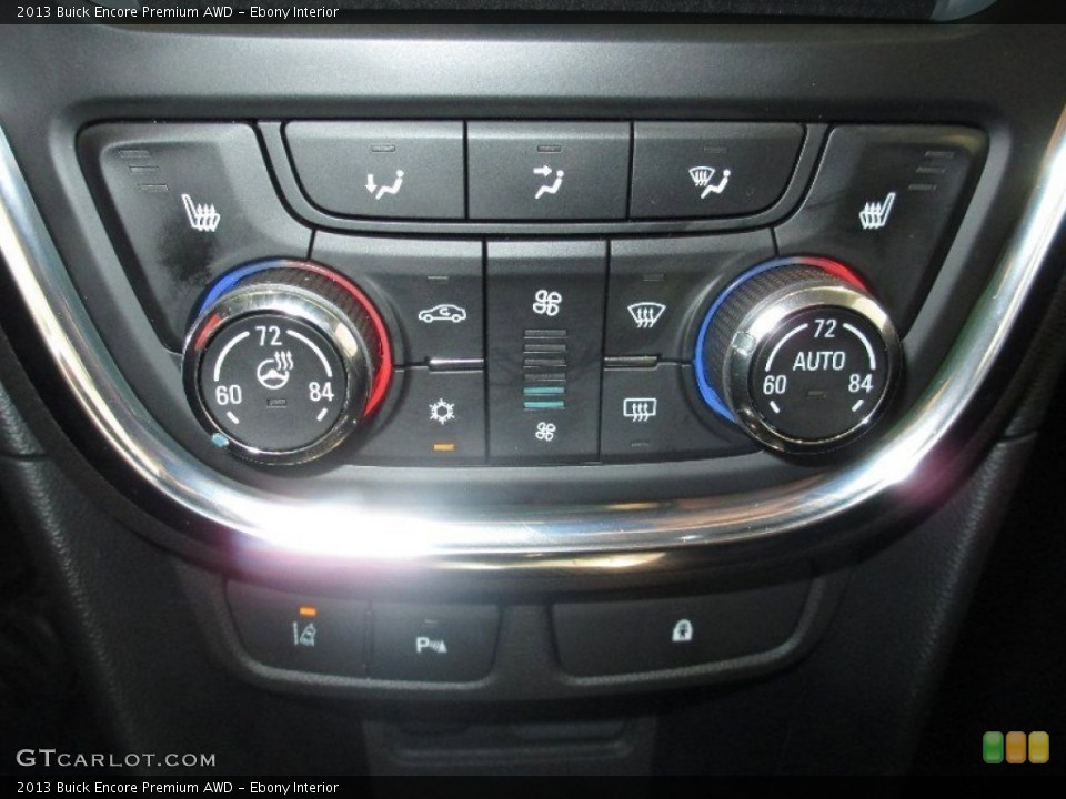 Ebony Interior Controls for the 2013 Buick Encore Premium AWD #83197395