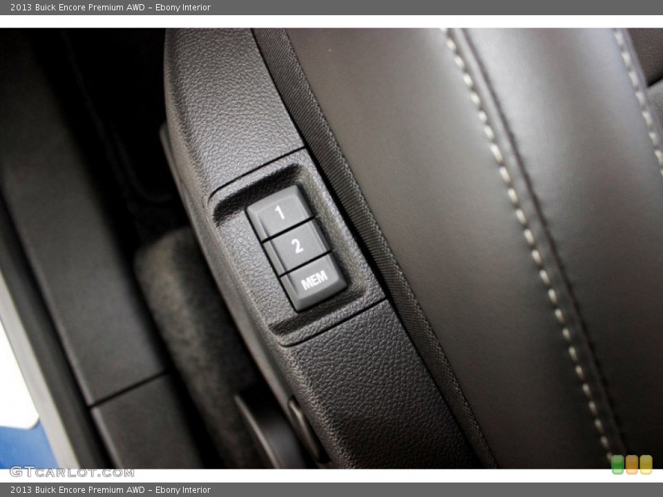Ebony Interior Controls for the 2013 Buick Encore Premium AWD #83197413