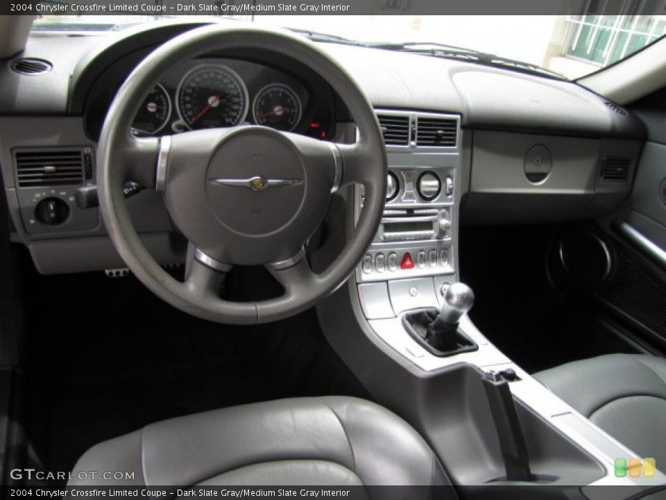 Dark Slate Gray/Medium Slate Gray Interior Prime Interior for the 2004 Chrysler Crossfire Limited Coupe #83197905