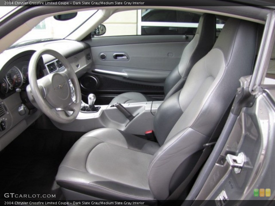 Dark Slate Gray/Medium Slate Gray Interior Front Seat for the 2004 Chrysler Crossfire Limited Coupe #83197920