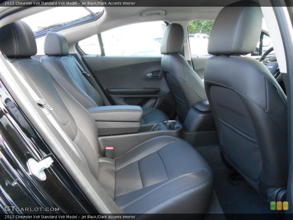 Jet Black/Dark Accents Interior Rear Seat for the 2013 Chevrolet Volt  #83198072