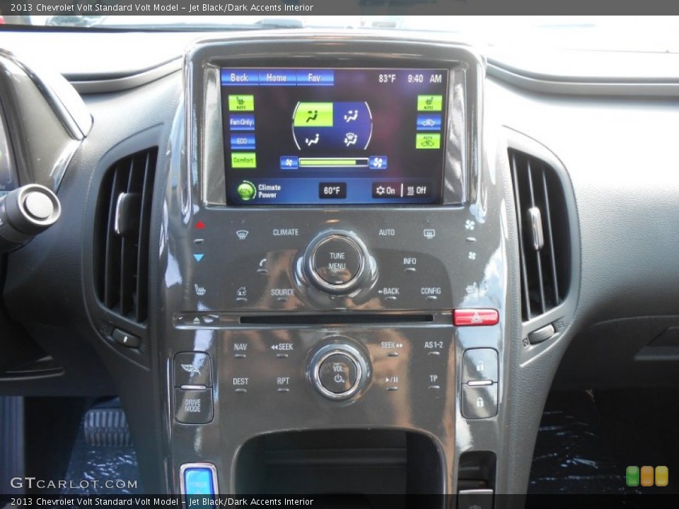 Jet Black/Dark Accents Interior Controls for the 2013 Chevrolet Volt  #83198162
