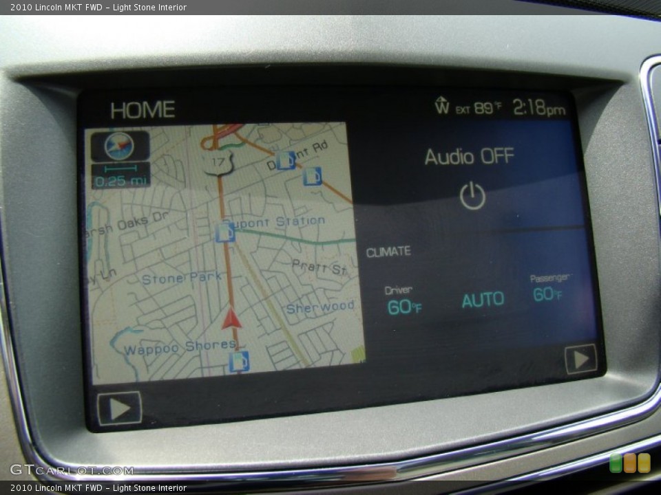 Light Stone Interior Navigation for the 2010 Lincoln MKT FWD #83203070
