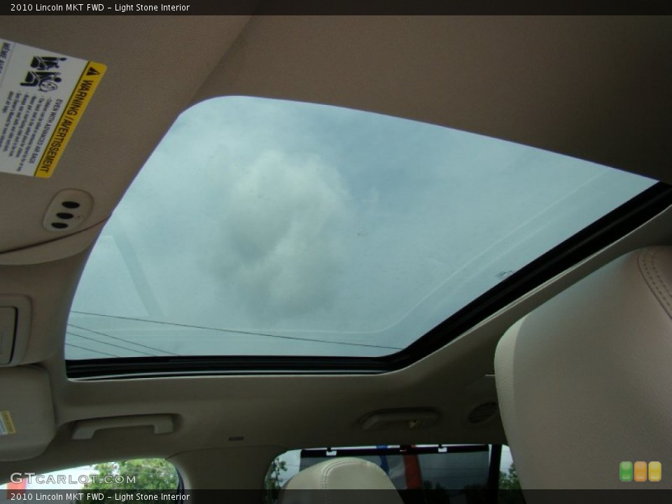 Light Stone Interior Sunroof for the 2010 Lincoln MKT FWD #83203275