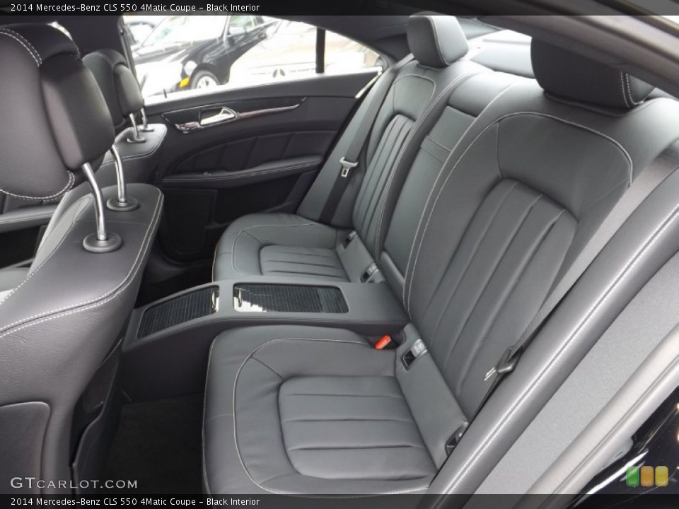 Black Interior Rear Seat for the 2014 Mercedes-Benz CLS 550 4Matic Coupe #83209268