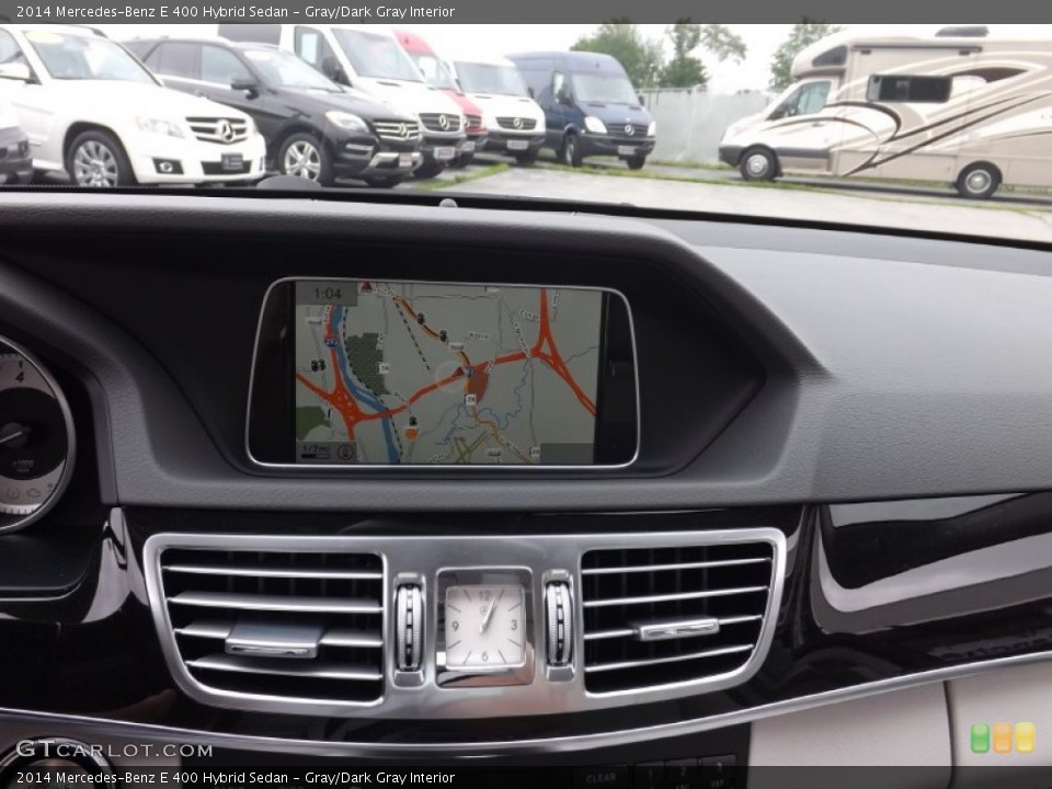 Gray/Dark Gray Interior Navigation for the 2014 Mercedes-Benz E 400 Hybrid Sedan #83211365