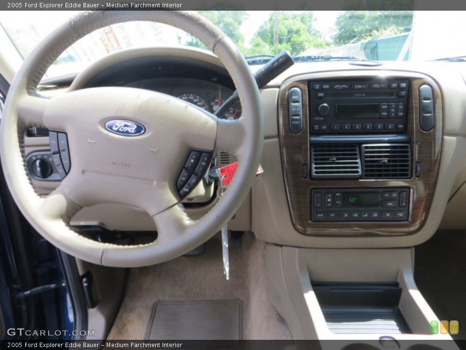 Medium Parchment Interior Dashboard for the 2005 Ford Explorer Eddie Bauer #83211756