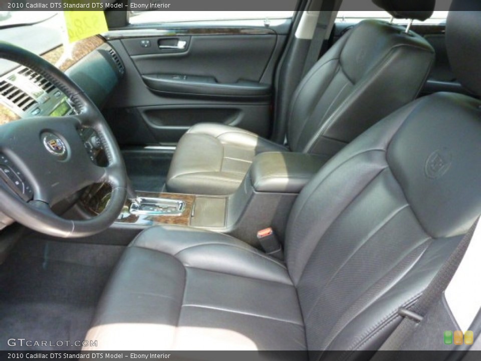 Ebony Interior Front Seat for the 2010 Cadillac DTS  #83215761
