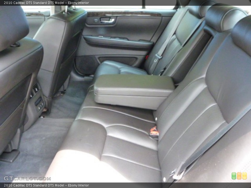 Ebony Interior Rear Seat for the 2010 Cadillac DTS  #83215784