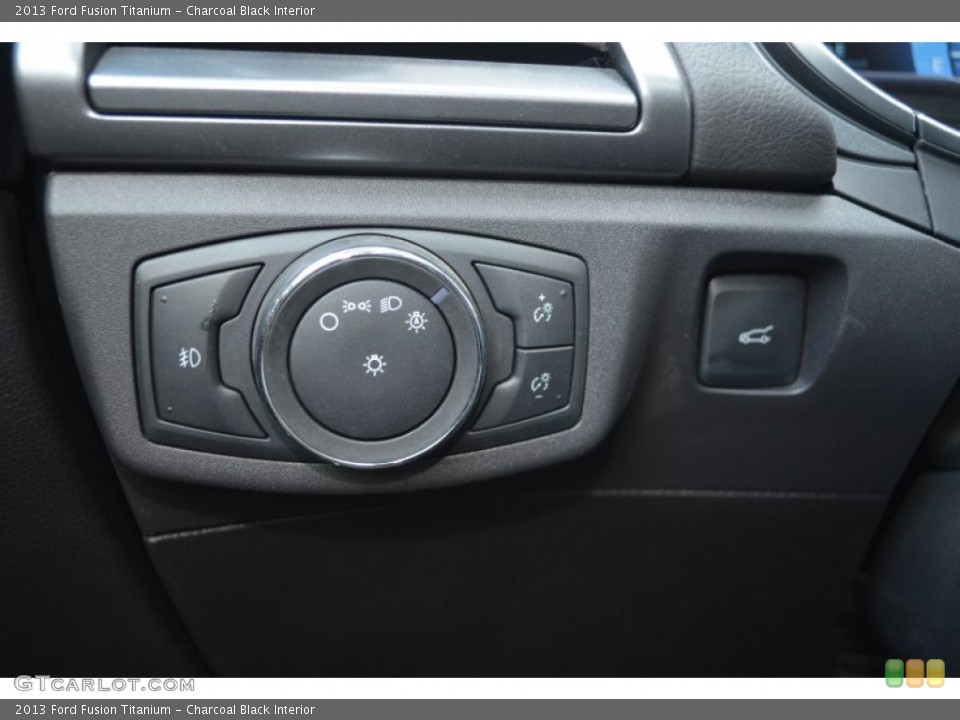 Charcoal Black Interior Controls for the 2013 Ford Fusion Titanium #83218094