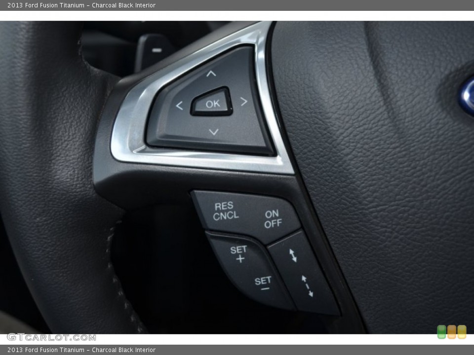 Charcoal Black Interior Controls for the 2013 Ford Fusion Titanium #83218115