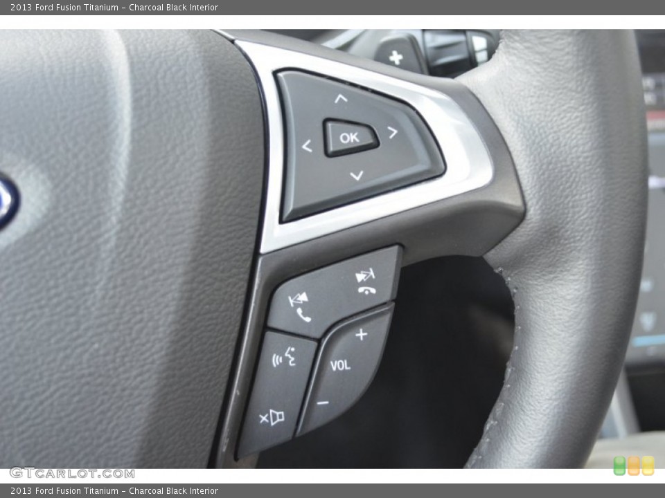 Charcoal Black Interior Controls for the 2013 Ford Fusion Titanium #83218136