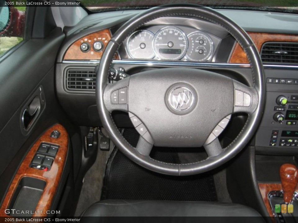 Ebony Interior Steering Wheel for the 2005 Buick LaCrosse CXS #83218331
