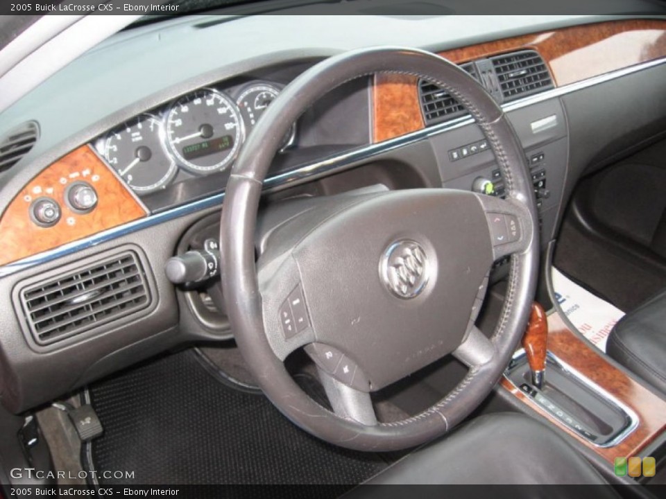 Ebony Interior Steering Wheel for the 2005 Buick LaCrosse CXS #83218376